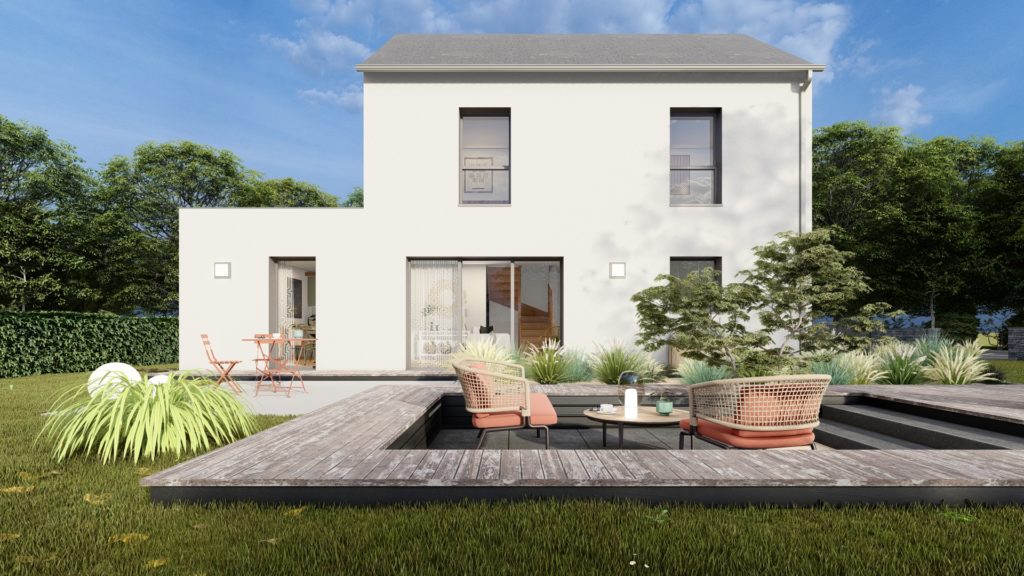 Maison+Terrain de 5 pièces avec 4 chambres à Le-Faou 29590 – 324916 € - PG-26-10-27-1